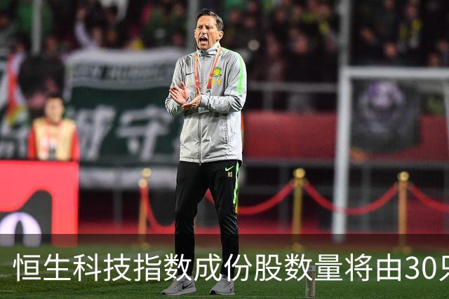 恒生科技指数成份股数量将由30只增至50只，引入双组别选股机制