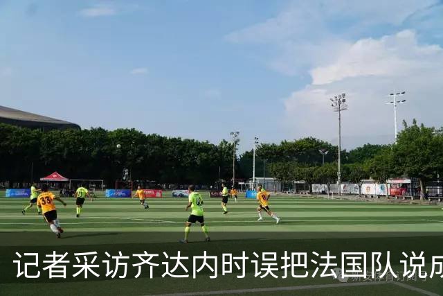 记者采访齐达内时误把法国队说成皇马，齐达内露出姨母笑