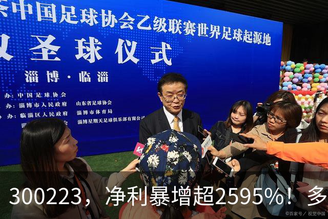 300223，净利暴增超2595%！多家A股公司业绩爆发