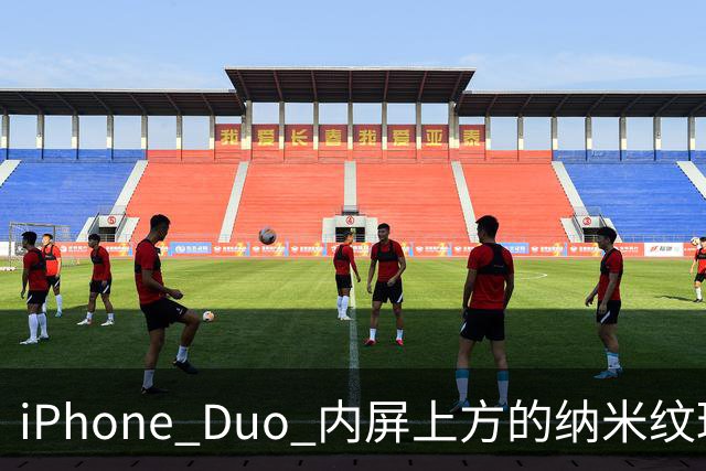 iPhone Duo 内屏上方的纳米纹理覆盖层可以拆卸并更换